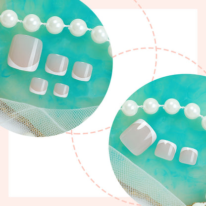 Elegant Square Press-On Nail Set Acalora