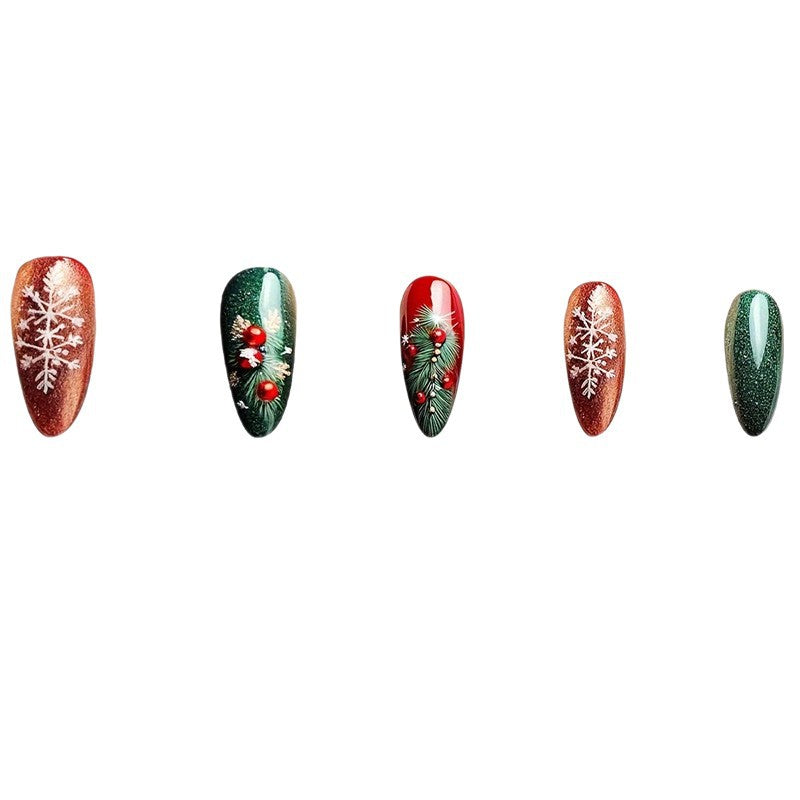 Holiday Themed Decorative Nail Art Acalora