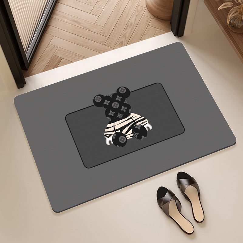 Artistic Cartoon Entrance Mat Acalora