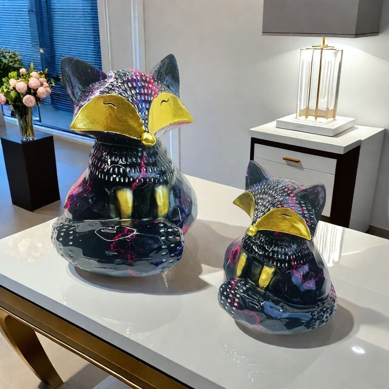 Decorative Fox Sculpture Acalora
