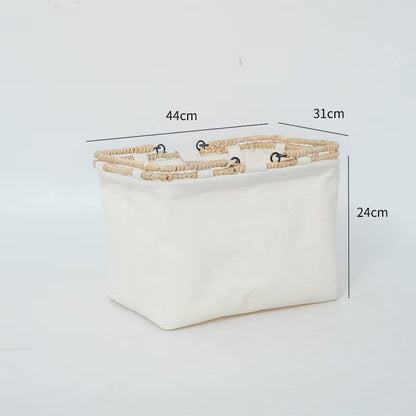Practical basket with zipper and sturdy design
