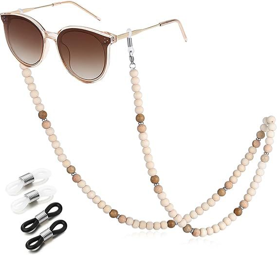 Wooden Beaded Eyewear Chain Acalora