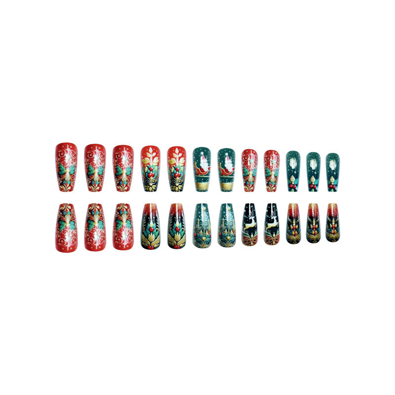 Festive Holiday Nail Art Set Acalora