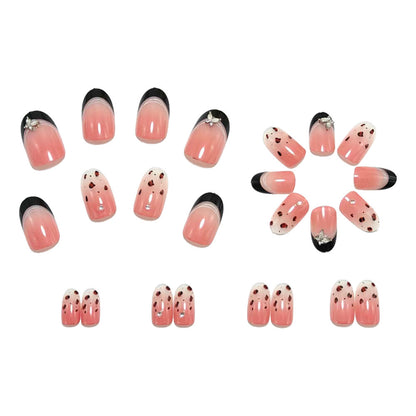 Artificial nails in a modern style with elegant embellishments Acalora