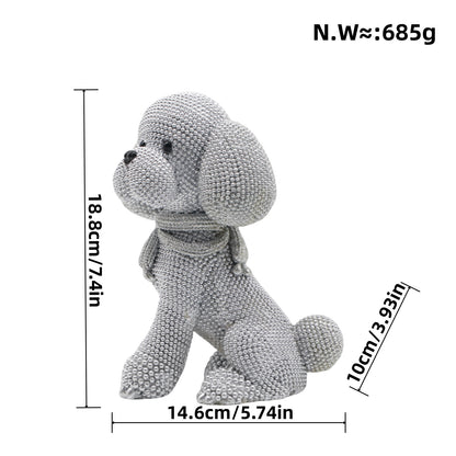Decorative dog figure in modern design Acalora