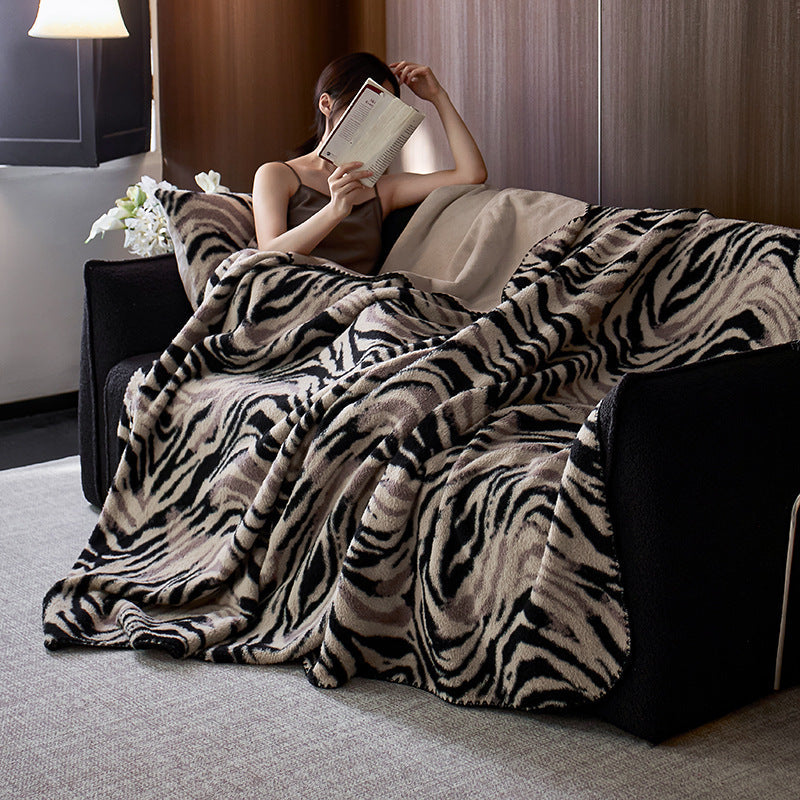 Decorative Flannel Bedspread