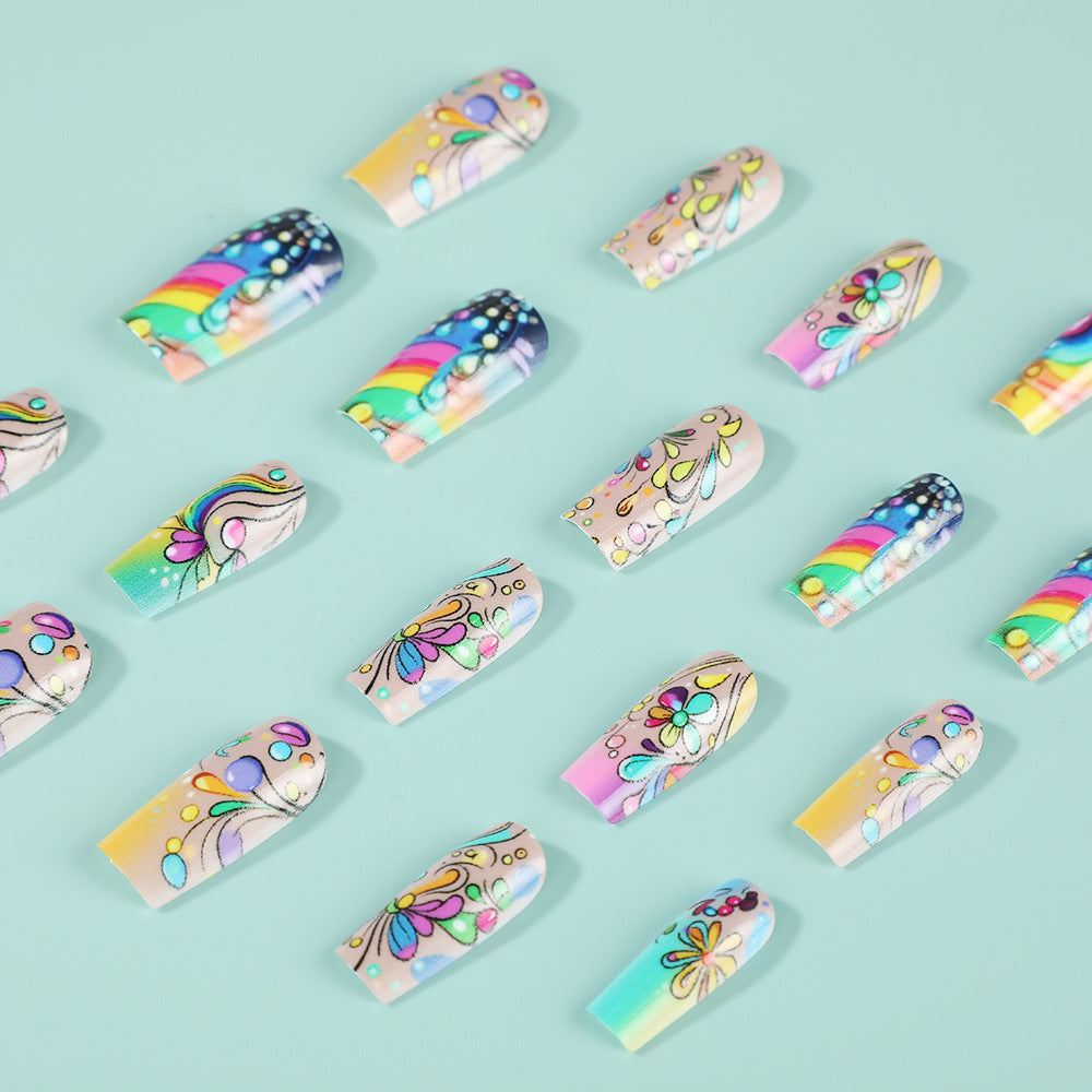 Art nails with colorful and creative motif designs Acalora