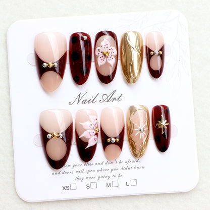 Elegant Designer Press-On Nail Art Collection Acalora