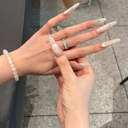 Glossy Press-On Nails Set Acalora