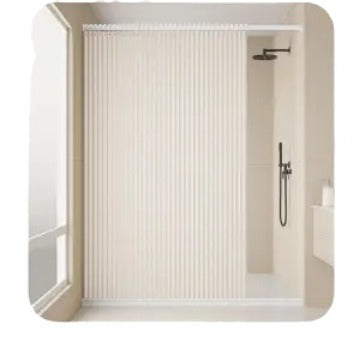 Textured Privacy Shower Curtain