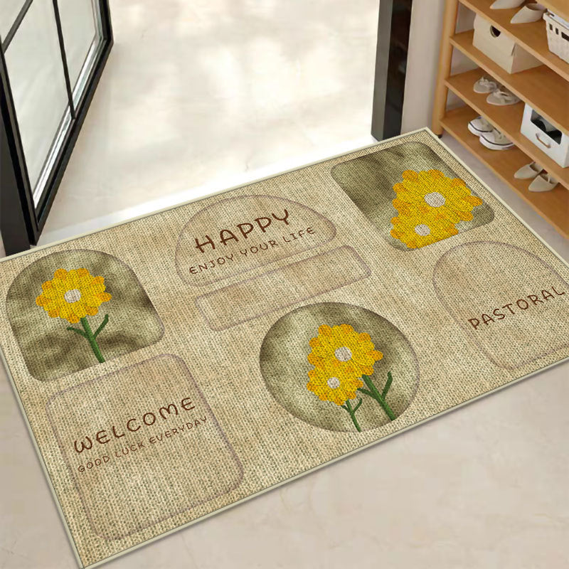 Decorative Star-patterned Bath Mat