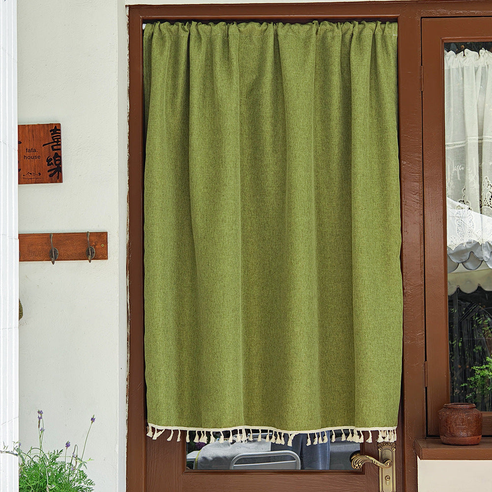 Elegant Textured Door Curtain