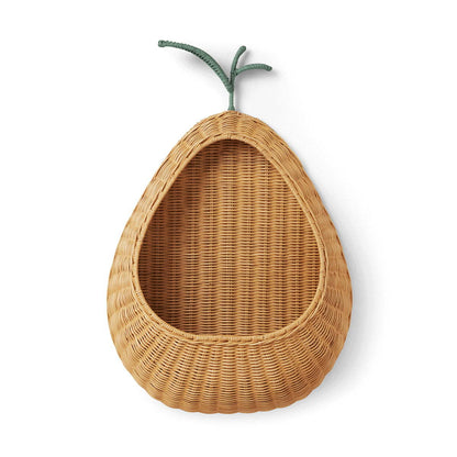 Decorative Woven Pear-Shaped Storage Basket Acalora