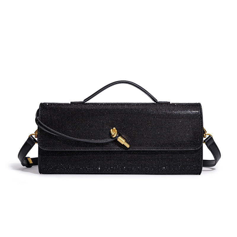 Elegant Rhinestone-Embellished Evening Clutch Acalora