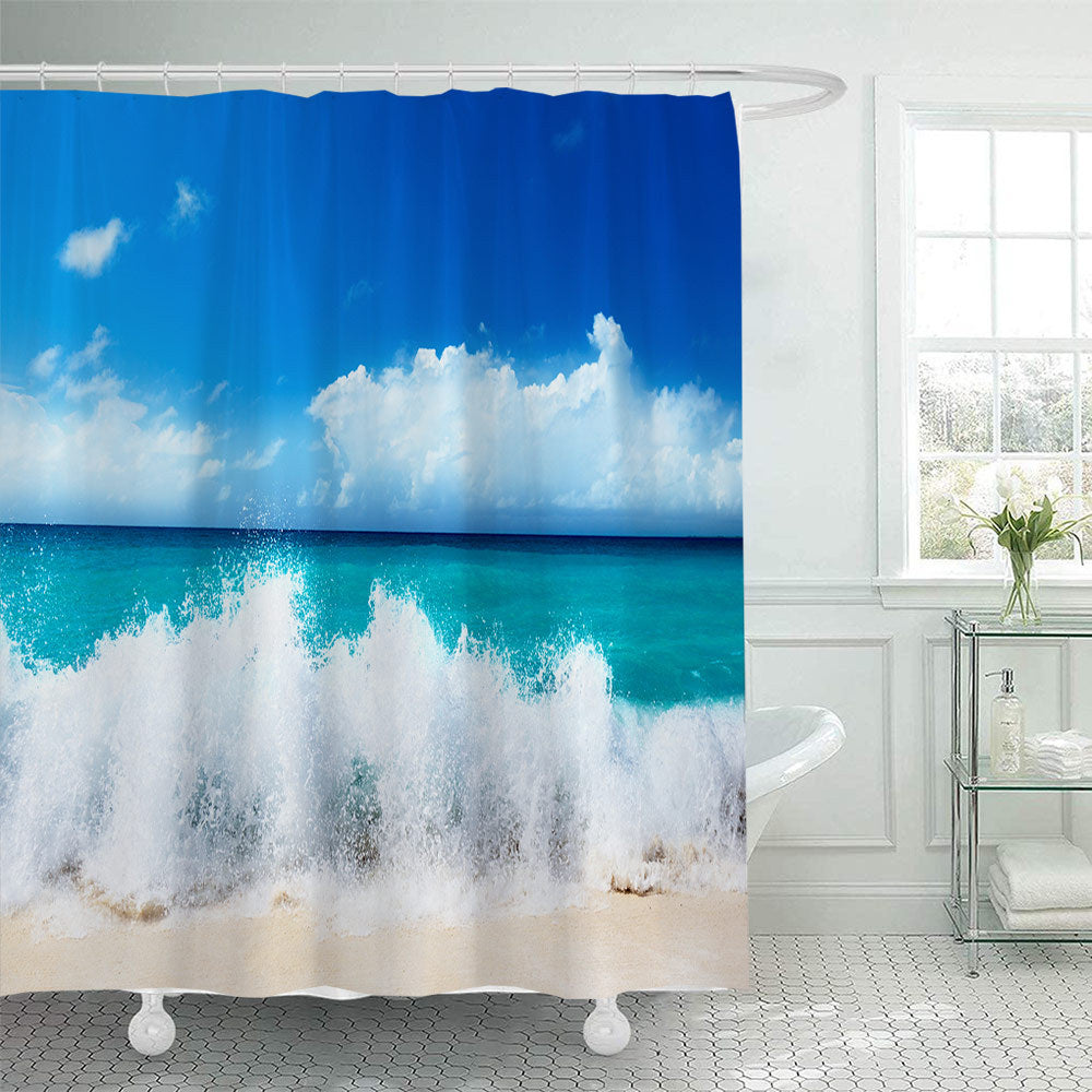 Tropical Oasis Shower Curtain