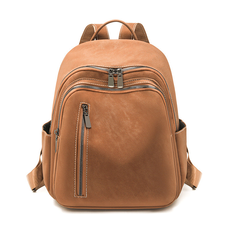 Stylish Leather Backpack Acalora