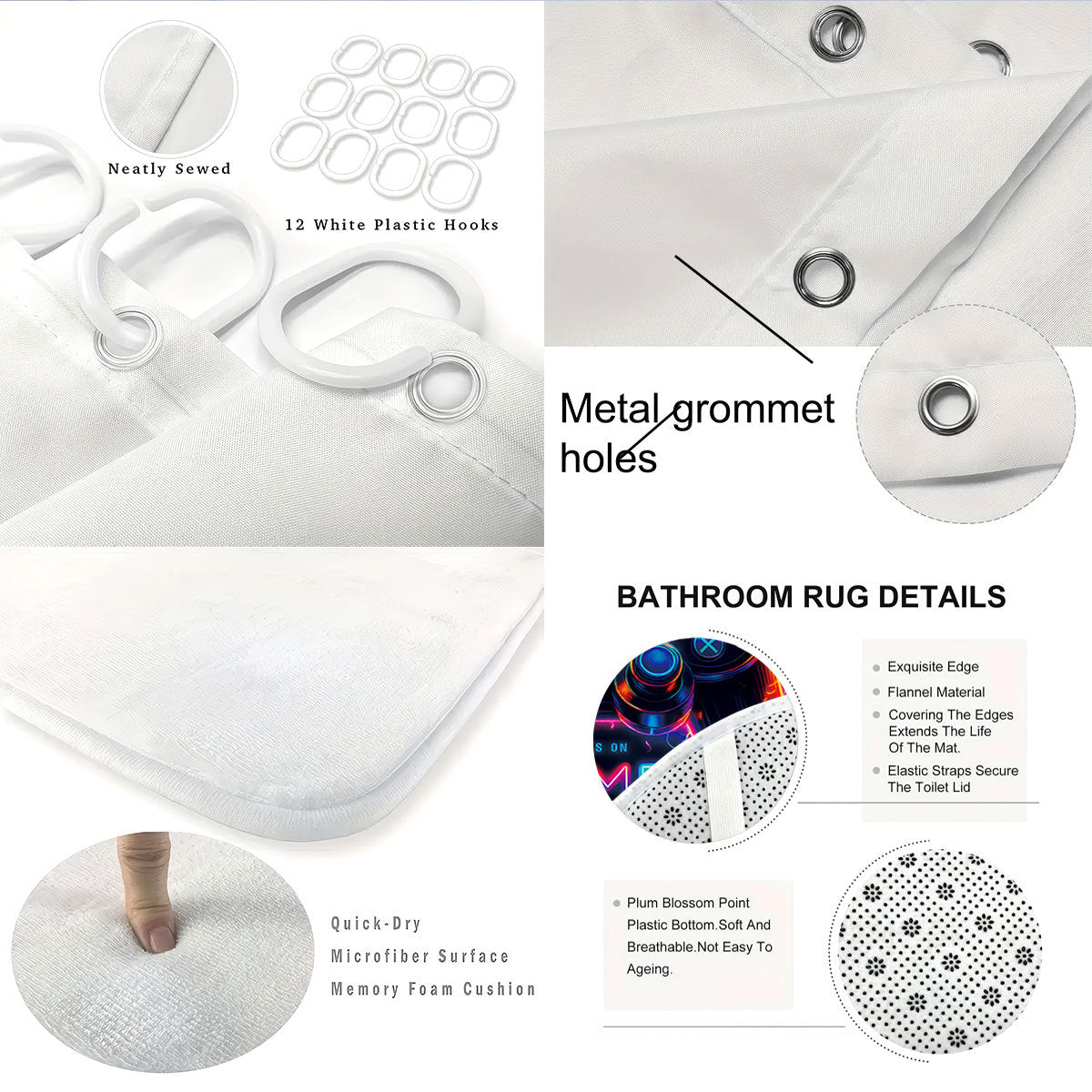 Digital Dragonfly-Themed Bathroom Set