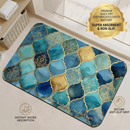 Quick-Dry Diatomaceous Earth Bath Mat