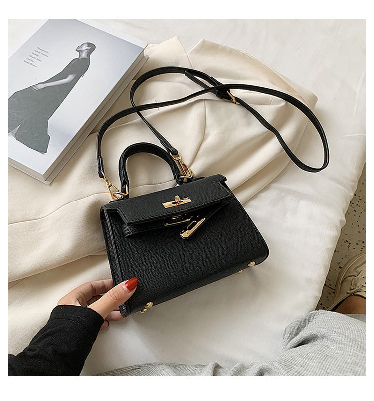 Structured Faux Leather Handbag Acalora