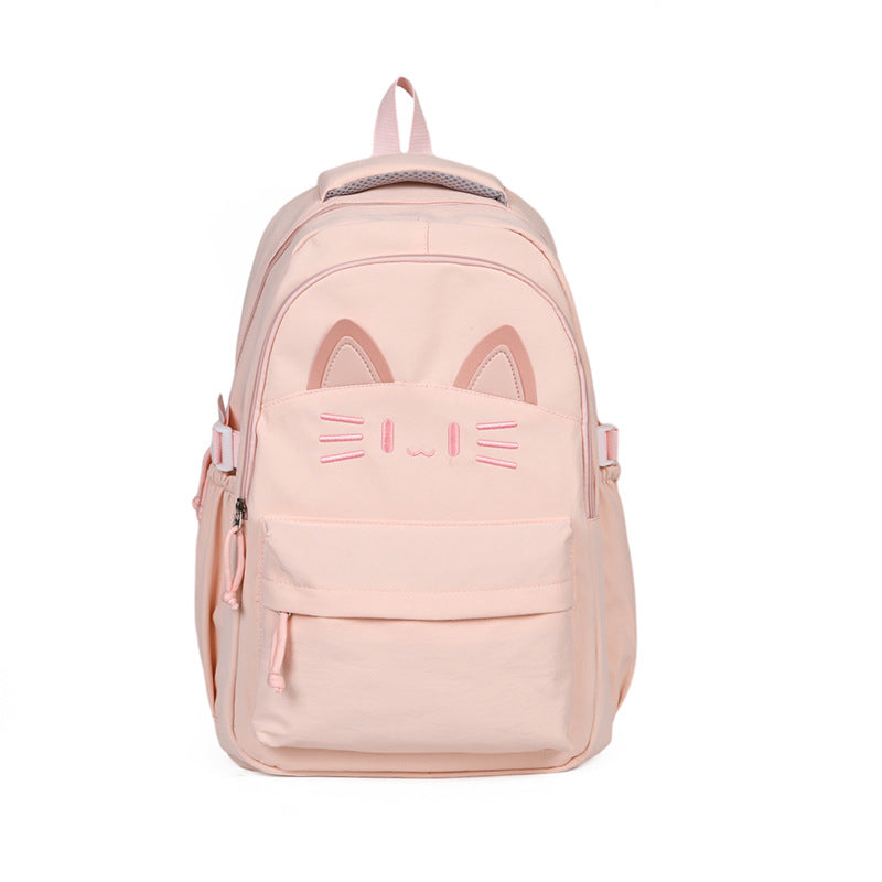 Cute Cat-Themed Backpack Acalora