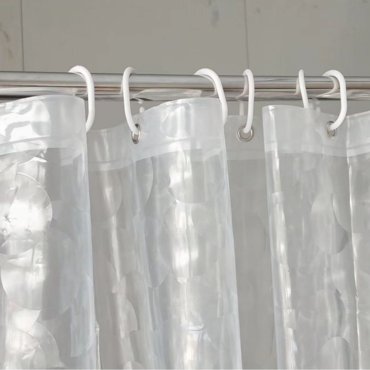 Premium Plastic Shower Curtain Hooks