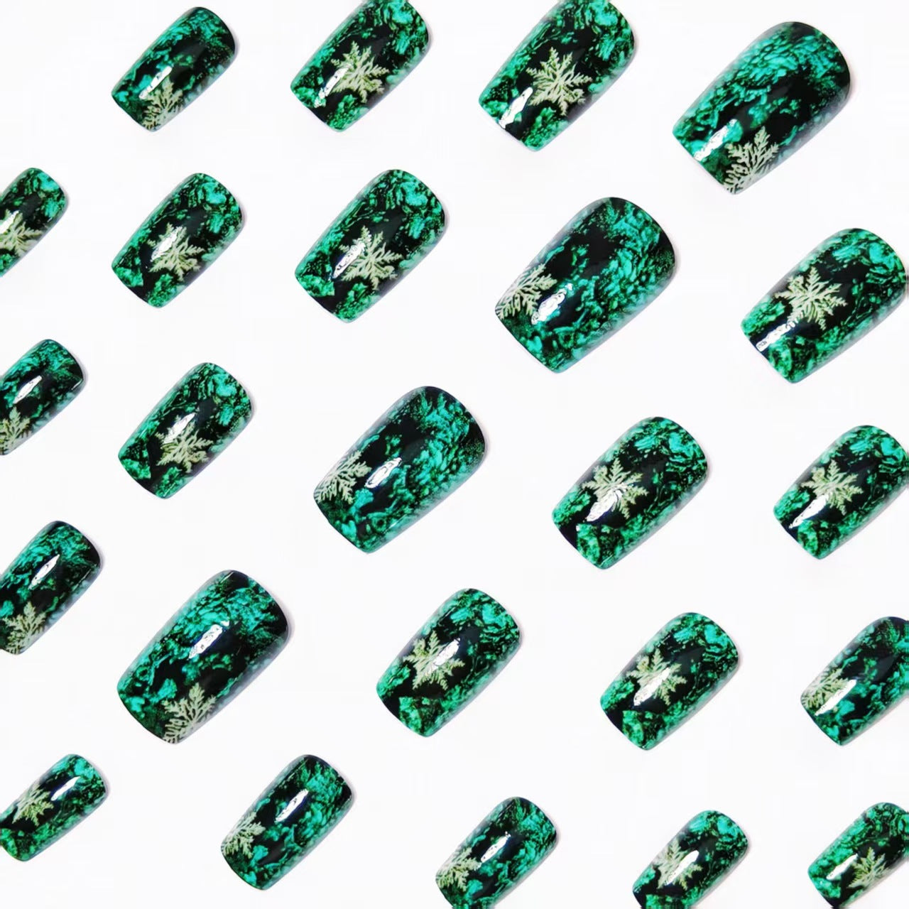 Festive Patterned Nail Art Acalora