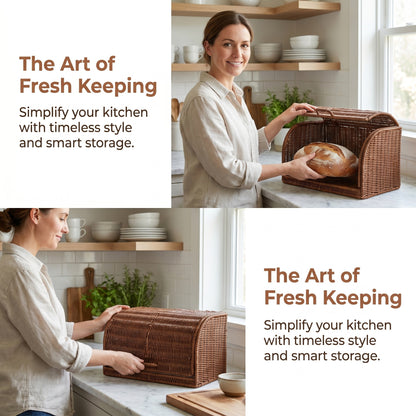 Bread basket with lid Acalora