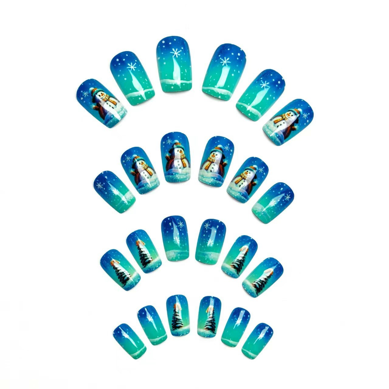 Winter Wonderland Themed Nail Art Acalora