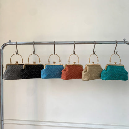 Vintage-Inspired Textured Crossbody Bag Acalora