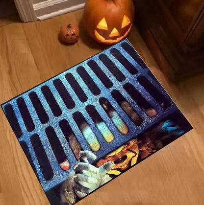 Horror-Themed Welcome Mat