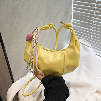 Stylish Leather Hobo Handbag Acalora