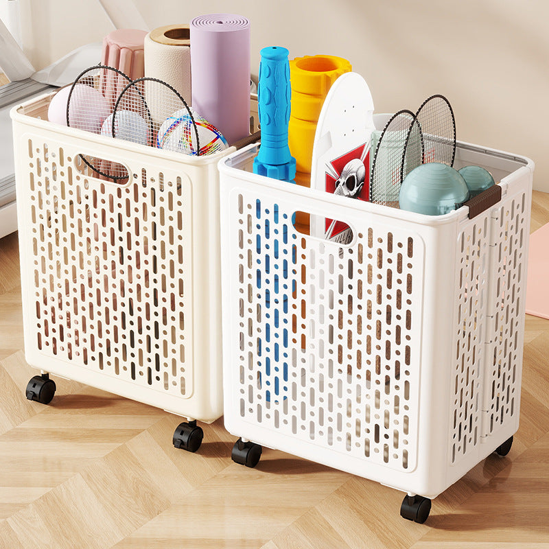 Rolling Laundry Basket Acalora