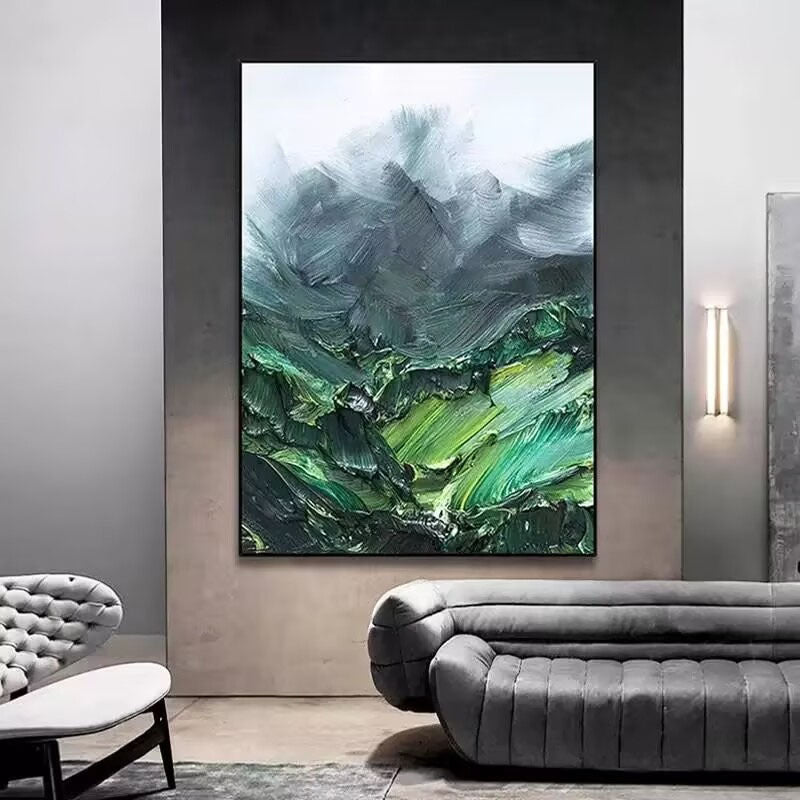 Textured Landscape Canvas Print