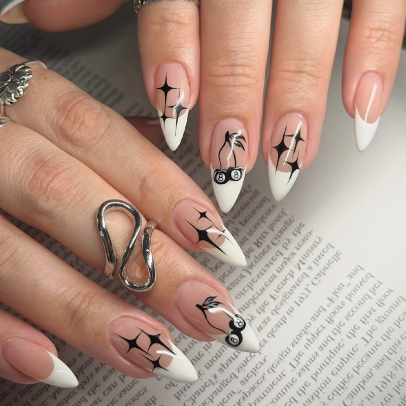Artistic Press-On Nail Collection with Unique Pattern Designs Acalora