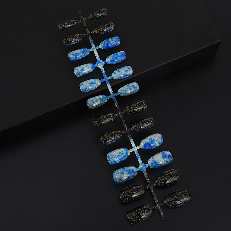 Luxury glitter design artificial nails Acalora