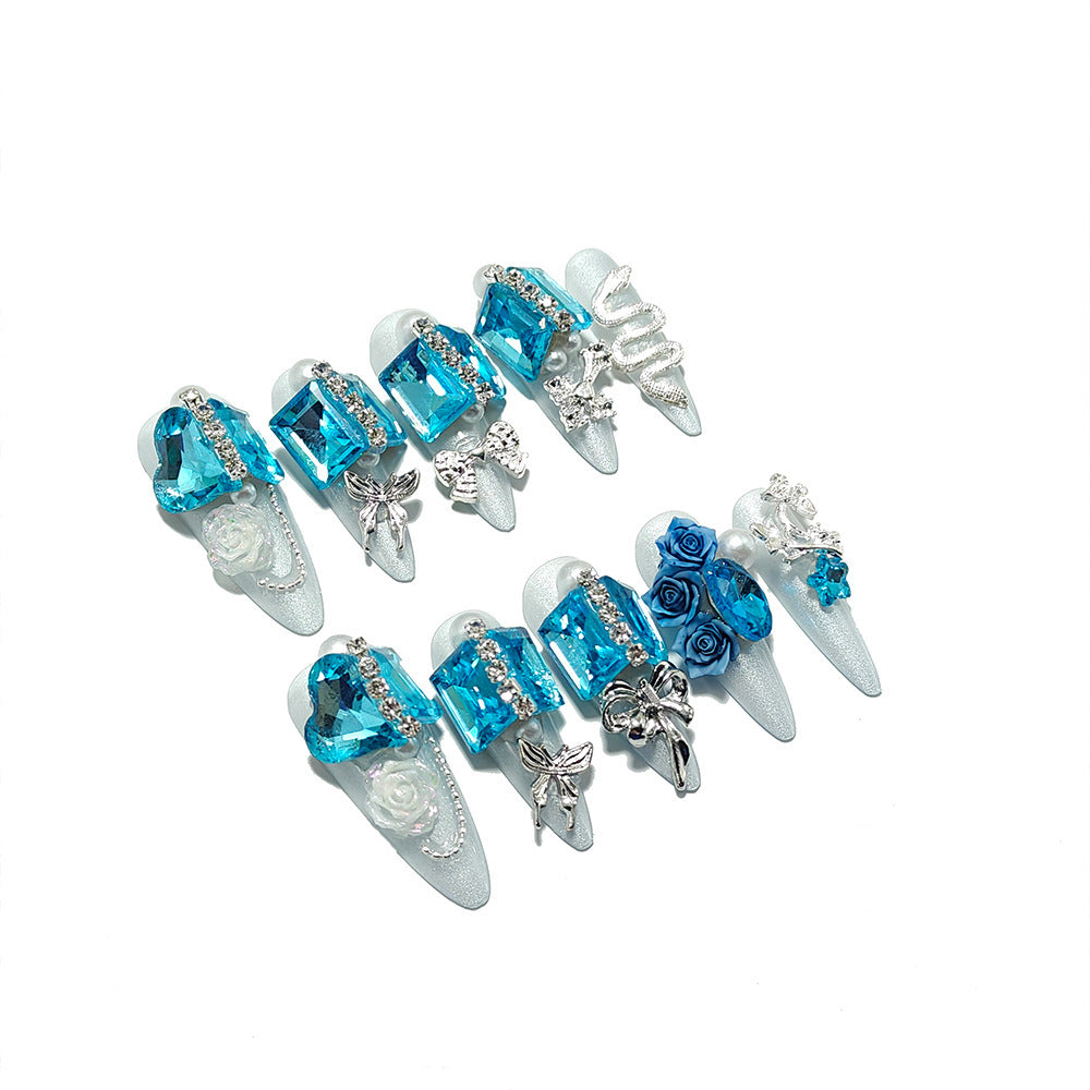 Nail Art Set with Glamorous Decorations Acalora