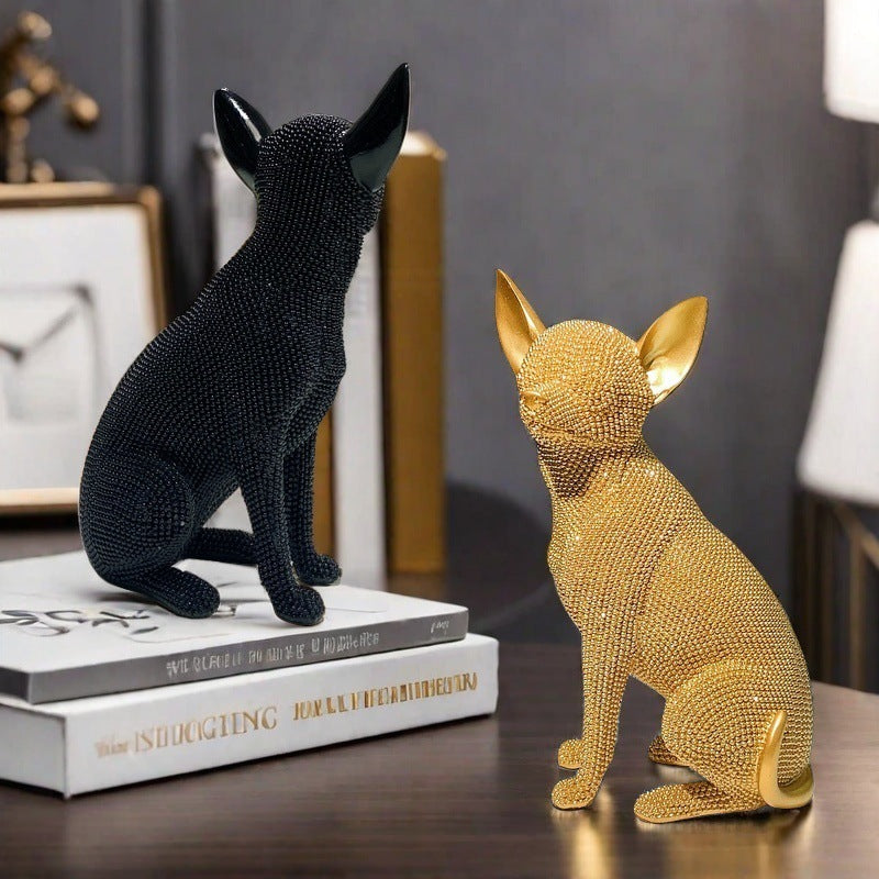 Decorative dog figure in modern design Acalora