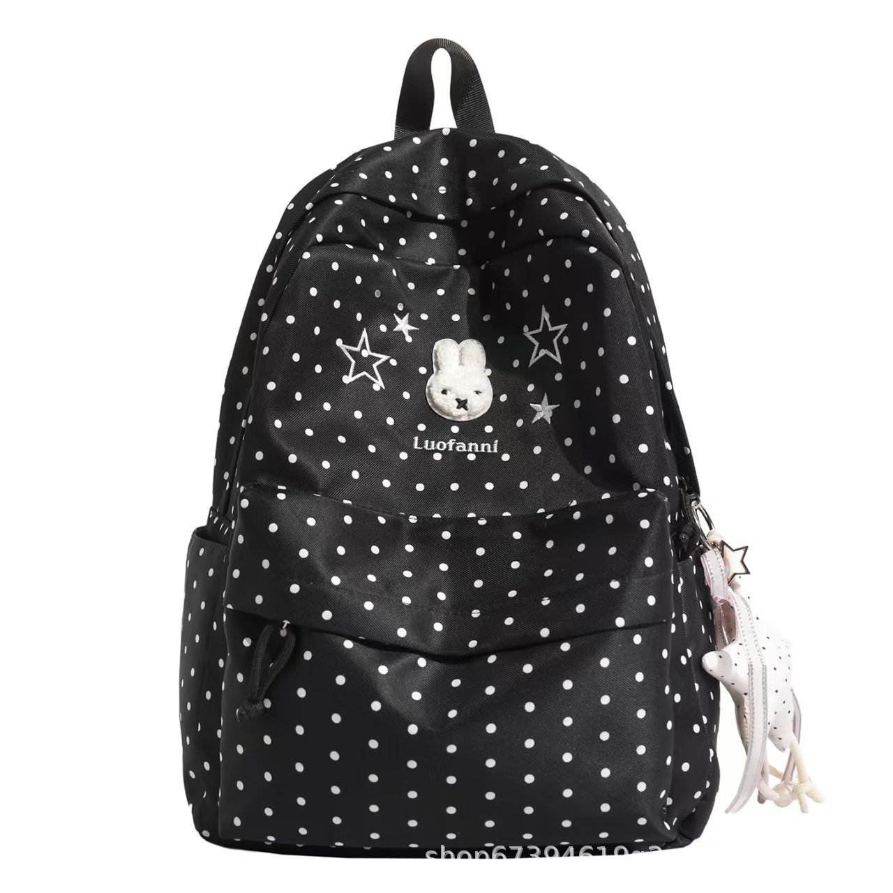 Playful Character-Embellished Backpack Kalsten