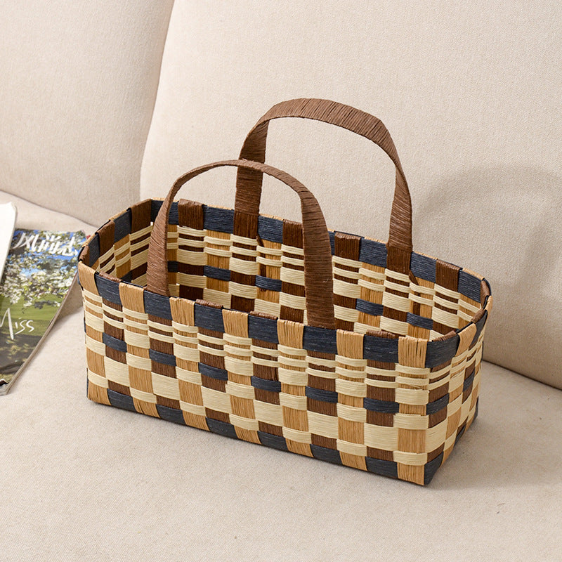 Handwoven shopping basket Acalora