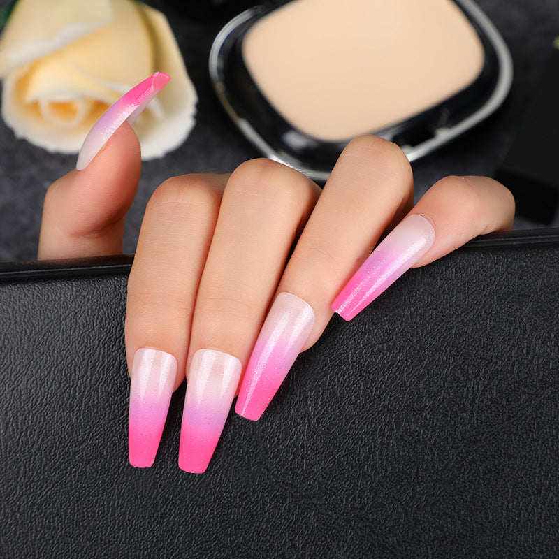 Glamorous artificial nails with gradient Acalora