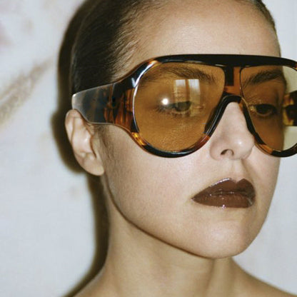Women's oversized sports sunglasses in retro-inspired design Kalsten