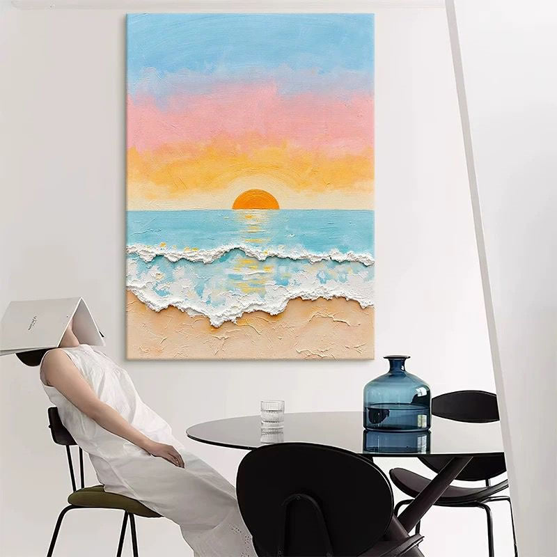 Impressionistic Seascape Canvas Art