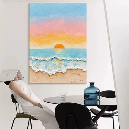 Impressionistic Seascape Canvas Art
