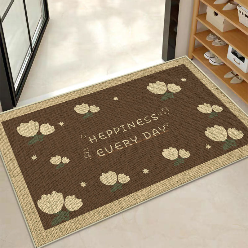 Decorative Star-patterned Bath Mat