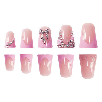 Decorative 3D Floral Acrylic Press-On Nails Acalora