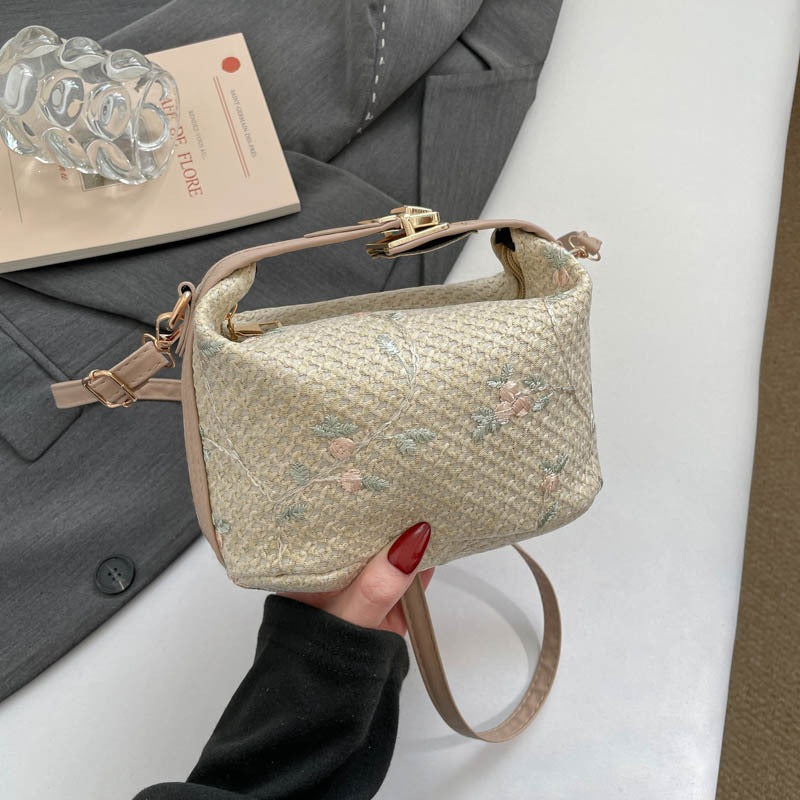 Embroidered Floral Mini Handbag Acalora