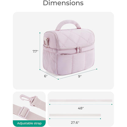Quilted Insulated Lunch Bag Acalora