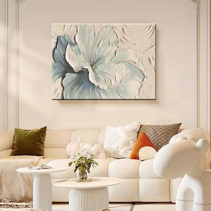 3D Floral Relief Wall Art