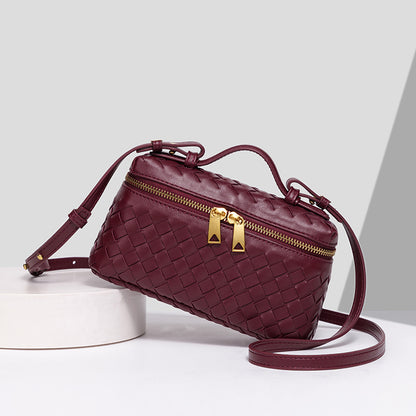 Luxury Woven Crossbody Handbag Acalora