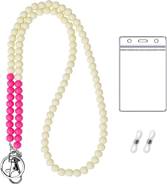 Beaded Lanyard with ID Holder Acalora